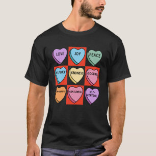 Fruits of Spirit Valentine Christian Valentine Hea T-Shirt