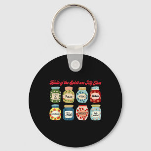 Fruits Of The Spirit Are My Jam Christian Religiou Key Ring