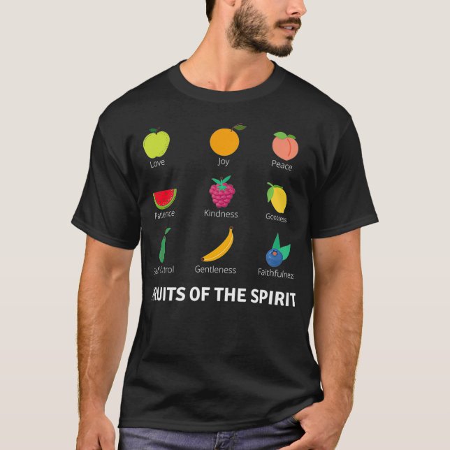 Fruits Of The Spirit Bible Faith Christian VBS T-Shirt (Front)