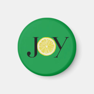 Fruits of the Spirit Lemon Slice "Joy" Green Magne Magnet