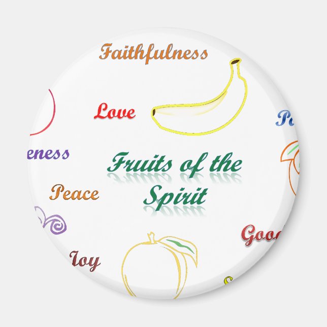 Fruits of the Spirit Magnet (Front)