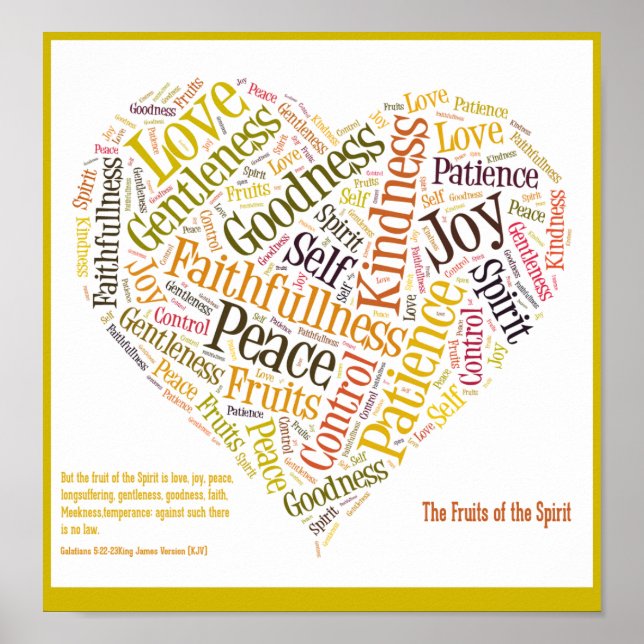 Fruits of the Spirit poster (Front)