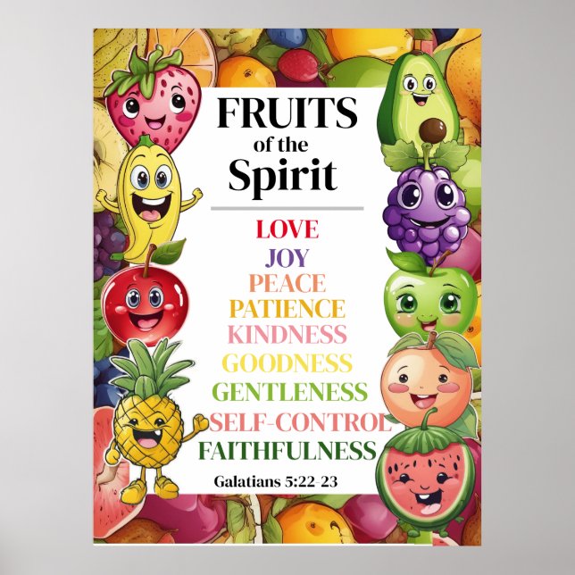 Fruits of The Spirit Poster (Front)
