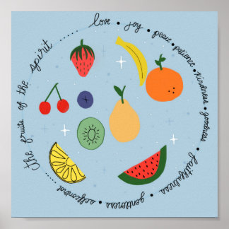 Fruits of the spirit poster
