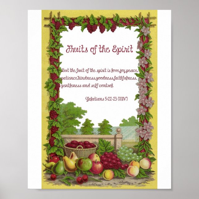 Fruits of the Spirit Poster (Front)