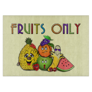 fruits only cutting board