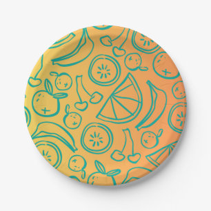 Fruits Paper Plate