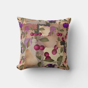 Fruits, patchwork cushion