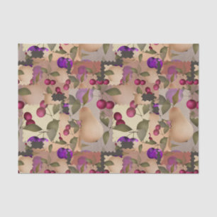 Fruits, patchwork tissue paper