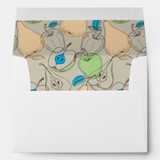 Fruits pattern envelope (Back (Bottom))