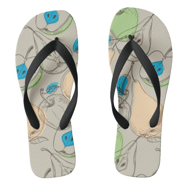 Fruits pattern jandals (Footbed)