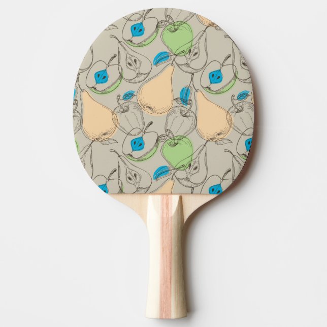 Fruits pattern ping pong paddle (Front)