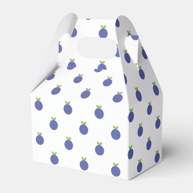 Fruits polka dots favour box (Front Side)