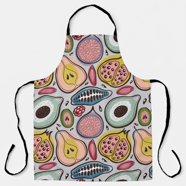 Fruits seamless pattern apron (Front)