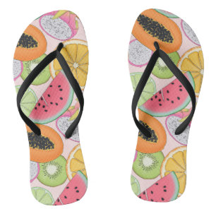 Fruits Set Pattern Jandals