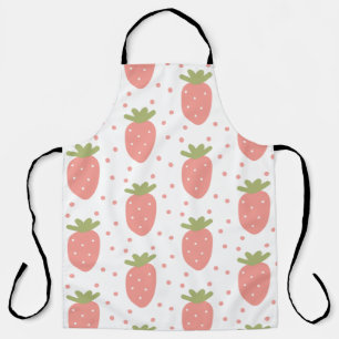 Fruits strawberries background apron