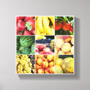 Fruits - template photo canvas print