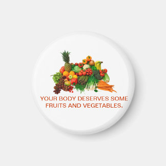Fruits & Vegetable Customised Magnet. Eat Healthy. Magnet