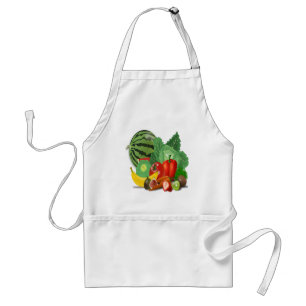 fruits vegetables artichoke banana standard apron