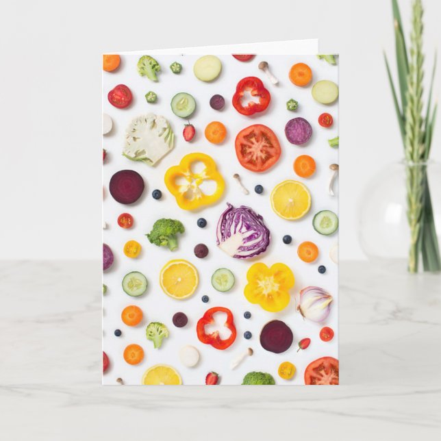 Fruits & Vegetables Card (Front)