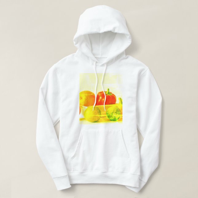 "Fruits Vegetables" Cute Photo. Buy Now Hoodie (Design Front)