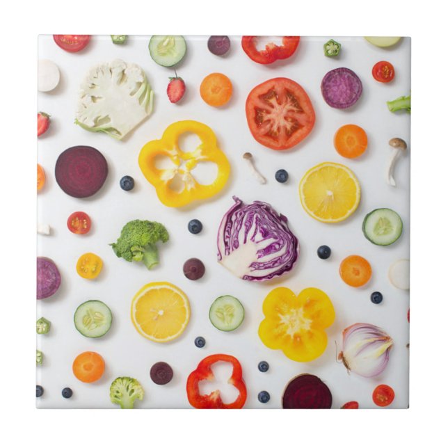 Fruits & Vegetables Tile (Front)