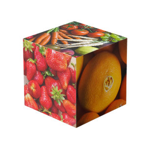 Fruits & Veggies (or YOUR photos) cube