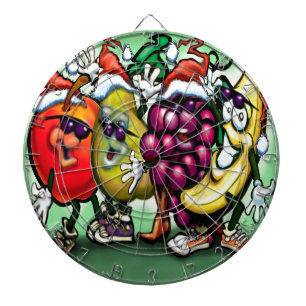Fruity Christmas Dartboard