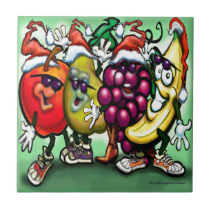 Fruity Christmas Tile