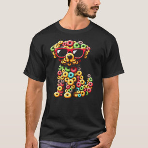 Fruity Feline Fun Fruit Loops Cat T-Shirt