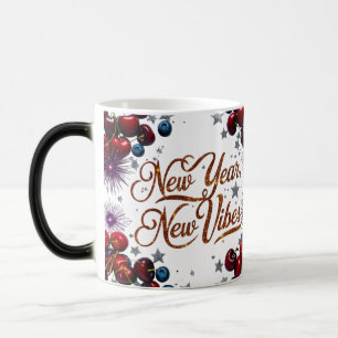 Fruity Fiesta Cherry Blueberry "New Year, New Vibe Magic Mug