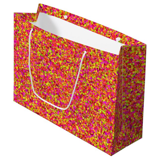 Fruity Glitter Dots-GIFT BAG L (Front Angled)
