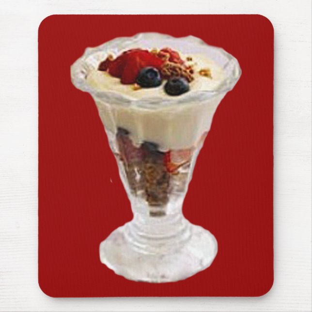 Fruity Italian Sundae Mouse Pad (Front)