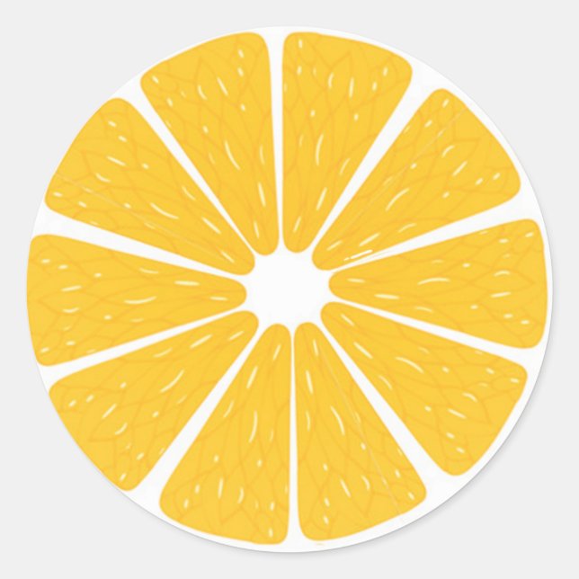 Fruity orange stickers (Front)