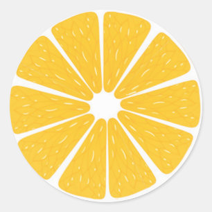 Fruity orange stickers