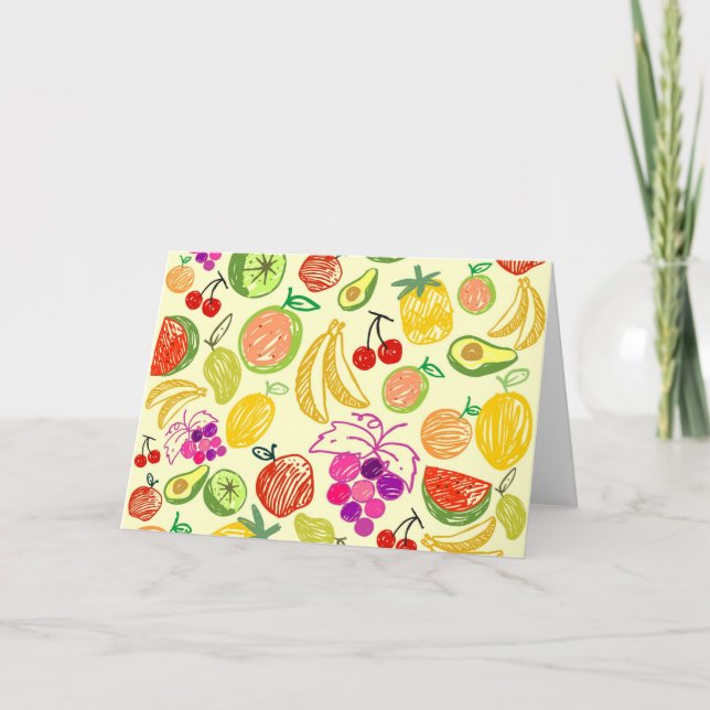 Fruity Pattern Card (Front)