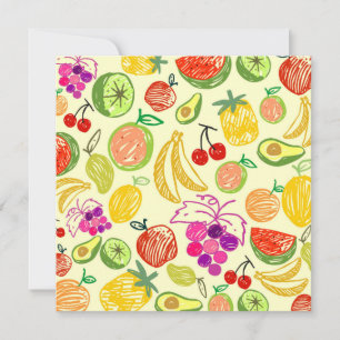 Fruity Pattern Card