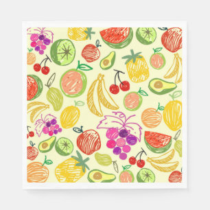 Fruity Pattern Napkin