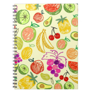 Fruity Pattern Notebook