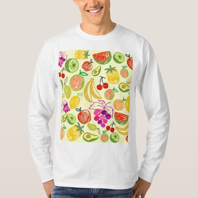 Fruity Pattern T-Shirt (Front)