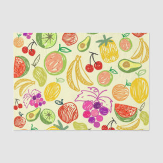 Fruity Pattern Tissue Paper