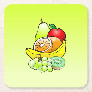 Fruity Pulp board coaster