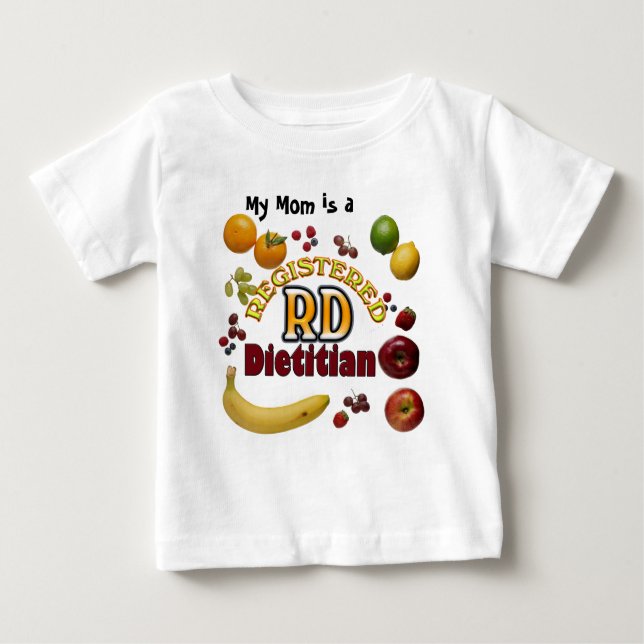 FRUITY RD - REGISTERED DIETITIAN BABY T-Shirt (Front)