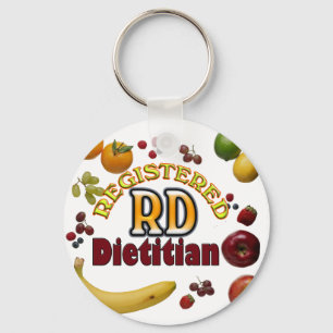FRUITY RD - REGISTERED DIETITIAN KEY RING