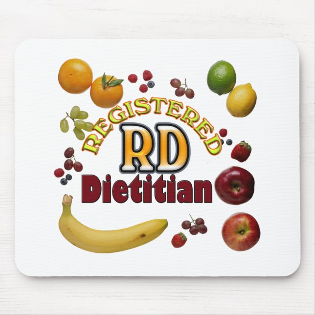 FRUITY RD - REGISTERED DIETITIAN MOUSE PAD (Front)
