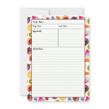 Fruity Recipe Cards