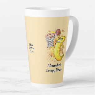 Fruity Slam Dunk Energising Banana Customisable Latte Mug