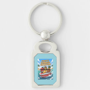 Fruity Summer Vacation Key Ring