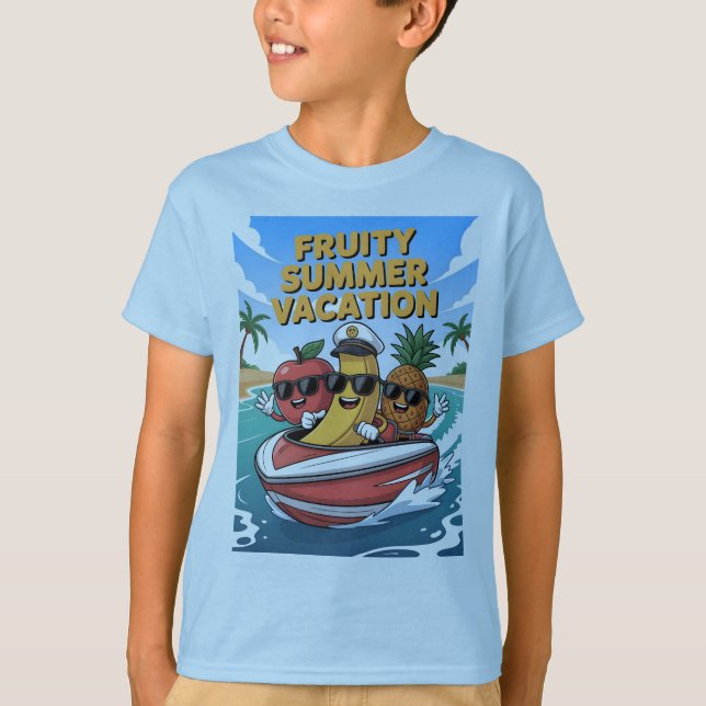 Fruity Summer Vacation T-Shirt (Front)