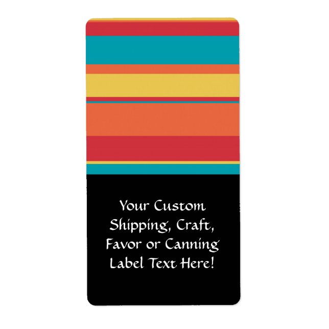 Fruity Tropical Tonal Stripes (Front)